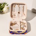 thumbnail image 6 of Halloween Travel Portable Square Display Case Decorative Box Jewelry Stand Earring Holder for Girls and Women: Stores Rings, Earrings, Necklaces, Bracelets, and More, 6 of 6