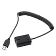 thumbnail image 3 of Cable de alimentación USB a batería falsa NP-FW50 decodificada para Sony, 3 of 5