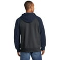 thumbnail image 2 of Sport-Tek St269 Raglan Colorblock Full-Zip Hooded Fleece Jacket, 2 of 2