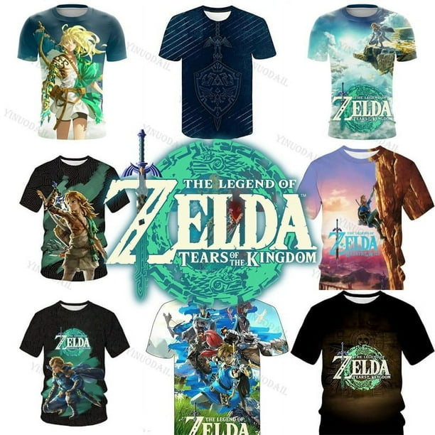 Camiseta de Naydra The Legend of Zelda para ninos y ninas camisa de verano figuras de Anime ropa para ninos regalos de navidad xuanjing unisex Walmart en linea