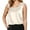 White, variant on Women Summer Tops Women's Pure Color Silk Strap Tank Top With Round Neck Color Tops for Women Camisole Organic Cut off Sleeve Top for Camisoles with Support Crop Workout Feeding Compression Grey 3XL