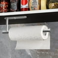 thumbnail image 1 of Support de Rouleau de Cuisine sous Armoire, Support de Rouleau de Papier Auto-Adhésif en Acier Inoxydable 304, 1 of 4
