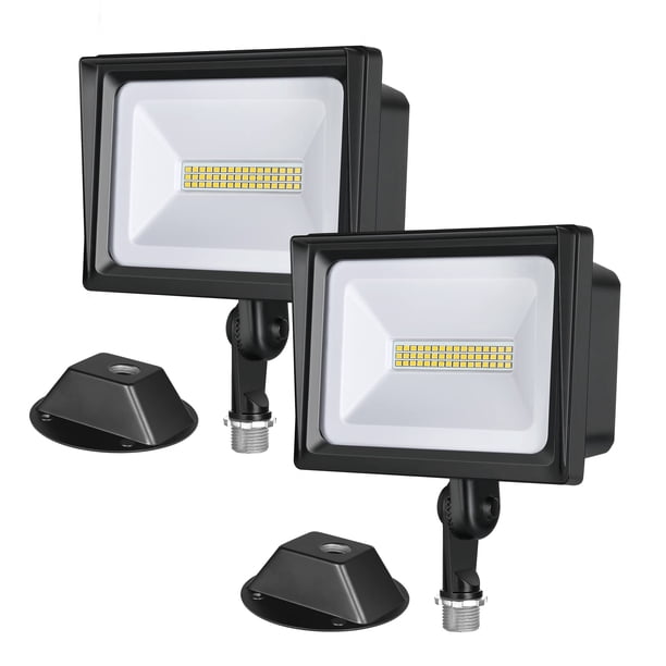 Luces de inundación DEWENWILS 34 W 3200 LM para exteriores IP65 5000 K, paquete de 2