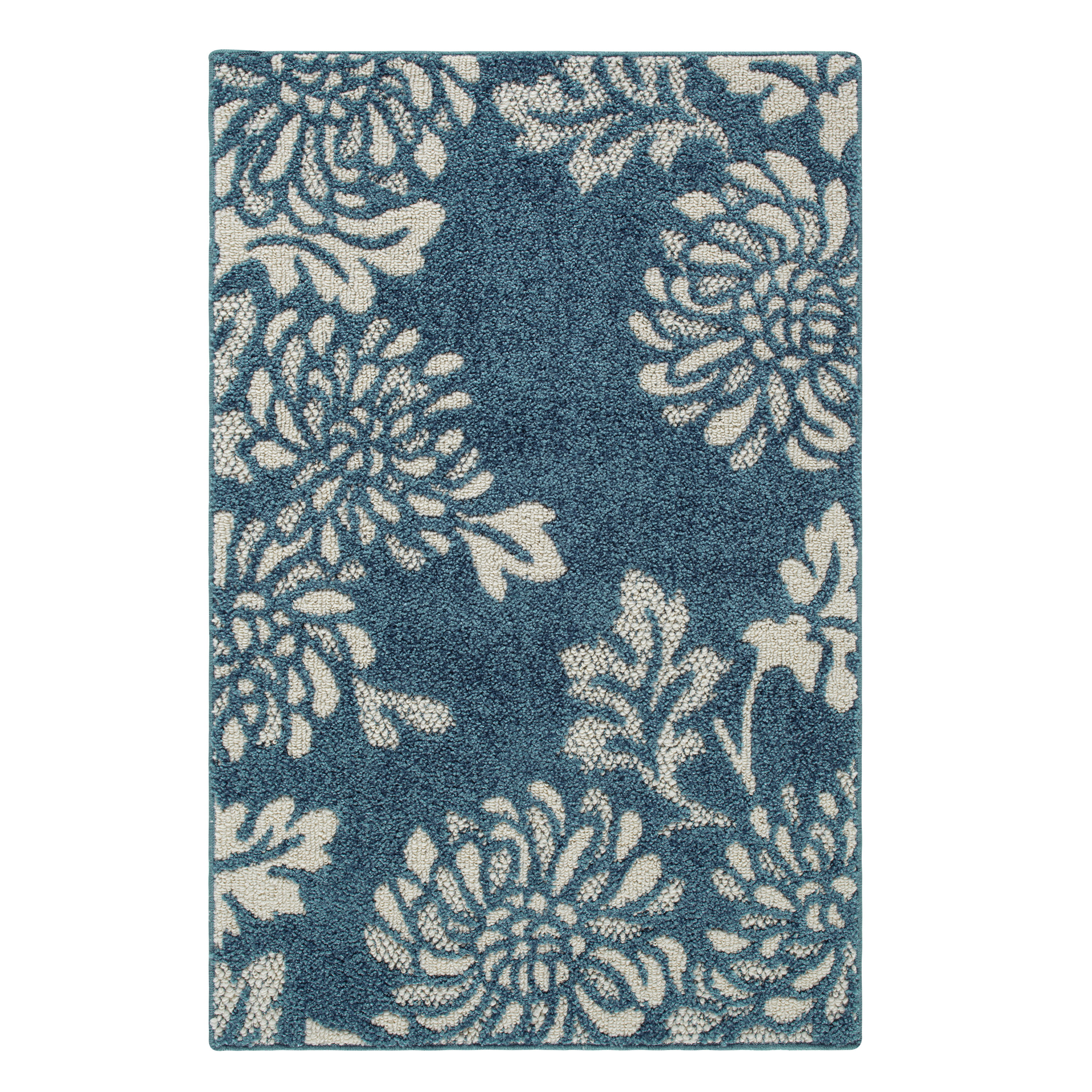 New Better Homes And Gardens Teal Mums Area Runner Rug 20 X 60