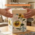 thumbnail image 2 of Topadorn Ceramic Mug Sunflower Coffee Cup with Gift Box Latte Mug with Lid, 17 oz Sunflower and Dragonfly, 2 of 9