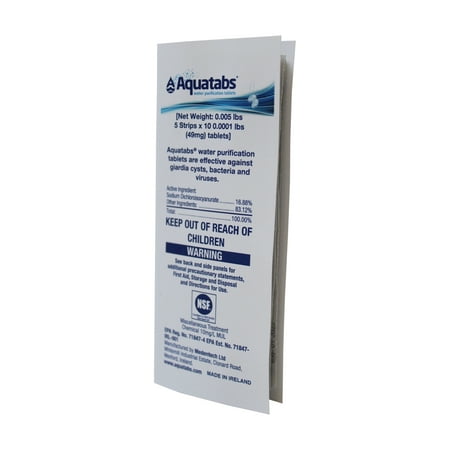 Aquatabs 49mg Water...
