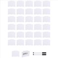 thumbnail image 2 of 32 Pieces Basket Labels Clips and Pens Set, Includes Kitchen Clip Label Holder 2 Chalk (White), 2 of 9