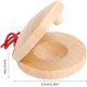 thumbnail image 2 of Instrumento de percusión de castañuelas de madera - 4 piezas Castañuelas de dedo de mano Favores de fiesta Castañuelas de madera españolas Aula Diy Ritmo Música Instrumento musical F, 2 of 5