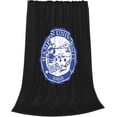 thumbnail image 2 of Hampton University Logo Fleece Blanket, Very Soft Microfiber Flannel Blanket for Couch Warm and Cozy for All Seasons, 2 of 6