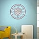 thumbnail image 3 of Reloj de pared retro, reloj de pared, funciona con pilas, decorativo, europeo, sin tictac. Plata, 3 of 8