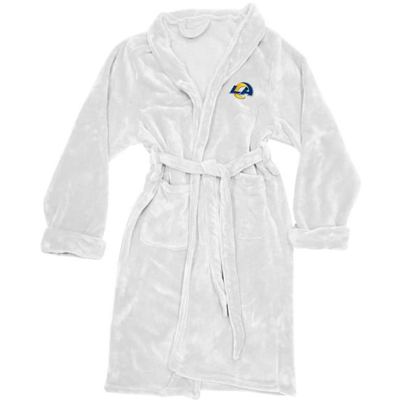 Men's The Northwest Group White Los Angeles Rams Silk Touch Robe