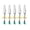 Silver 3.2g, variant on 5pcs Worm Fly Lures Spoon Spinner Sequins Baits with Propellers Fly Fishing Baits Fishing Tackle Accessories