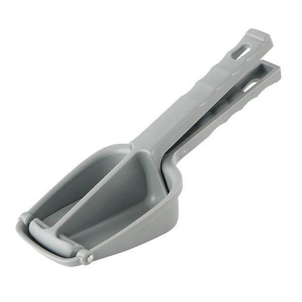 Cateissary Máquina manual para hacer puré de papas de acero inoxidable para cocina, para exprimir y ajo, de gran tamaño, fina y multifuncional. Cocina y Comedor gris
