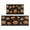 Horror Orange Pumpkin-2, variant on Kitchen Rug Set Of 2 Non Skid Kitchen Mats for Floor,Happy Halloween Spooky Trick or Treat Go Away Kitchen Rugs and Mats for Bathroom,Room Bath (47x17+30x17 Inches)