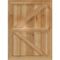 thumbnail image 4 of 26 7/8"W X 78"H Timbercraft Five 5 3/8" Boards Framed Board-N-Batten Shutters W/Z-Bar, Rough Sawn Western Red Cedar (Per Pair), 4 of 5