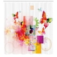 thumbnail image 3 of Ambesonne Abstract Shower Curtain, Natural Flowers, 69"Wx84"L, Multicolor, 3 of 3