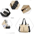 thumbnail image 3 of Bolsas de lona Bolsas de compras reutilizables simples informales para estudiantes Bolsas de mensajero bordadas de alta calidad Bolsas de diseñador de un solo hombro Xemadio 2031572-7, 3 of 3