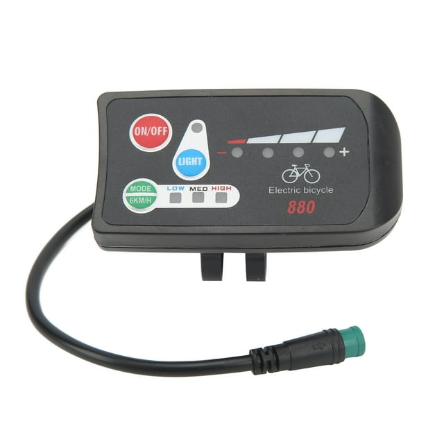 Pantalla LED para Bicicleta Eléctrica NikouMX Panel de Control de Plástico ABS