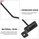 thumbnail image 2 of 50pcs Pegboard Hook Iron Peg Board 15cm Utility Hook Supermarket Display Hook, 2 of 3