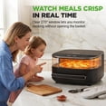 thumbnail image 6 of NutriChef 6 Quart Extra Large Air Fryer – 11-in-1 Cooking Presets, Dual Heat Source Technology, Fits 12" Pizza, 450°F Adjustable Temperature & Timer (Grey), 6 of 8