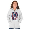 thumbnail image 4 of Patriotic Popeye The Sailor Man Zip Up Hoodie Men's Women's Brisco Brands M, 4 of 6
