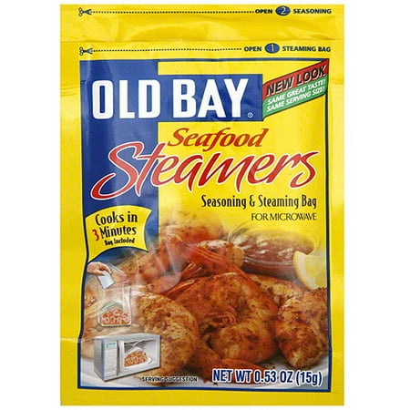 Old Bay Seasoning & Steaming Bag Seafood Steamers, 0.53 oz (Pack of 6)