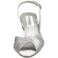 thumbnail image 6 of dyeables women's nicky sandal,silver satin,5.5 m us, 6 of 7