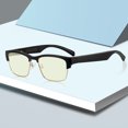 thumbnail image 4 of Smart  Glasses, Bone Conduction Stereo Touch Switch Music Directional Sound Transmission  Glasses  For Men For Outdoor B Gold, 4 of 8