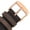 Dark Brown/Brown Stitch, variant on Retro Genuine Leather Watch Straps,18mm Replacement Watch Band with Stainless Steel Buckle
