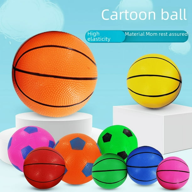 Juguete inflable de PVC, pelota de baloncesto pequeña, pelota pequeña de 16 cm, juguete para bebés, juguetes de entrenamiento para niños