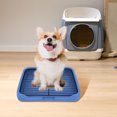 thumbnail image 4 of Dog Potty Tray Indoor Mesh Dog Litter B O X Toilet Pee Pad Holder Puppy Training Tray Removable Stable Structure Pet Training Pads, 4 of 5