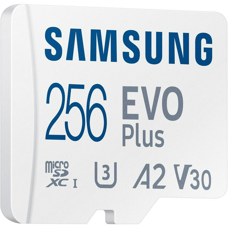 SAMSUNG EVO Plus 256GB microSDXC Card with Adapter, Model MB