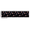 thumbnail image 2 of Ambesonne Lotus Fabric by the Yard Upholstery, Abstract Flowers and Crescent, 5 Yards, Charcoal Grey Multicolor, 2 of 4