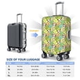 thumbnail image 6 of Lsque Cartoon Panda And Leaf Printed Luggage Cover, Travel Luggage Protector,Scratch and Dirt Resistant, Fits 18-32 Inch Luggage - X-Large, 6 of 9