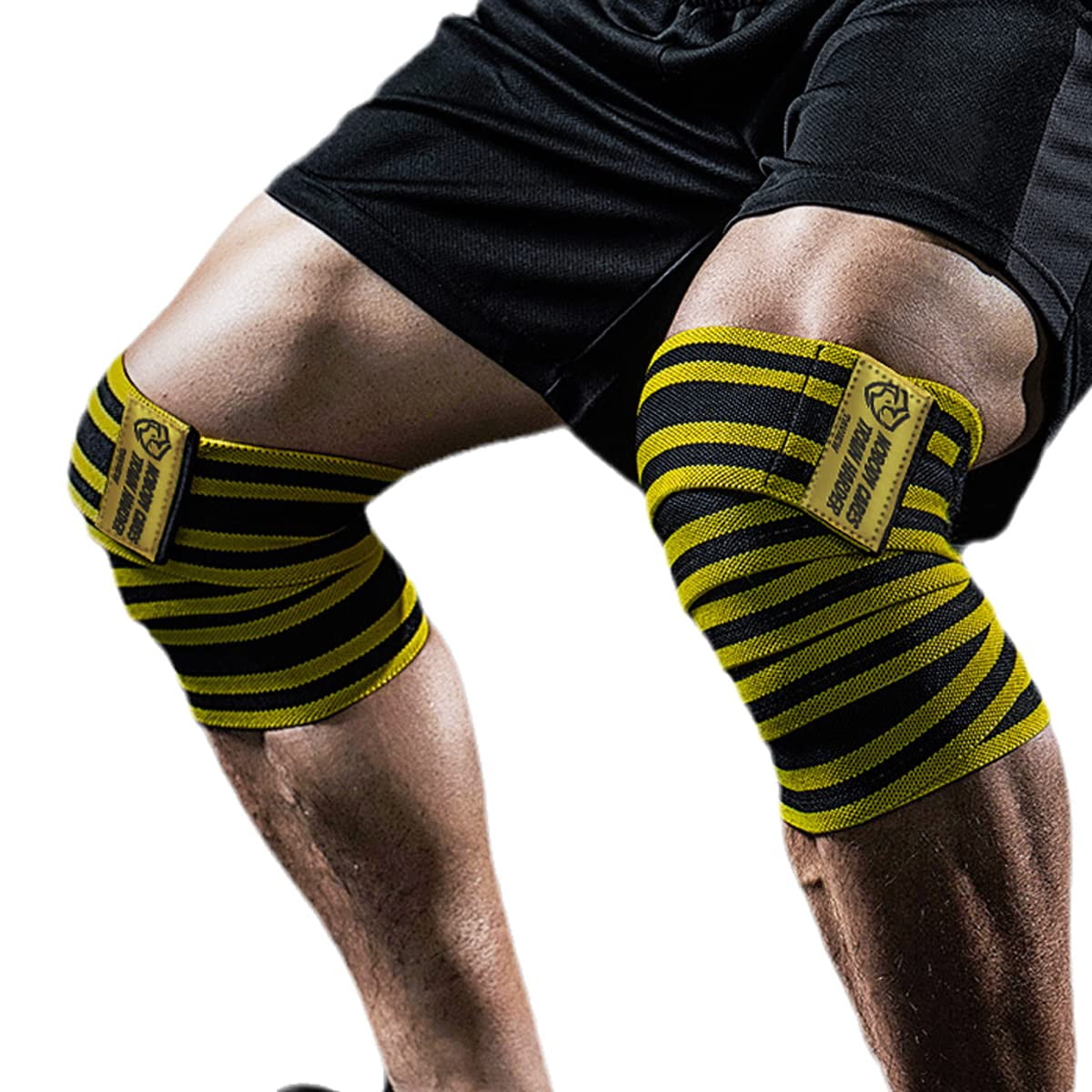 Knee Wraps for Weightlifting, Powerlifting, Leg Press, and Cross