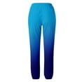 thumbnail image 2 of B91xZ Pantalon Large pour Femmes Taille Haute Extensible Cargo pour Femmes, Bleu Foncé 4TG, 2 of 4