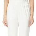 thumbnail image 2 of Jones New York Womens Linen Blend Solid Cropped Pants, 2 of 3
