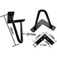 thumbnail image 2 of 4pcs Hairpin Table Legs - 4 Inch DIY Metal Table Legs for Heavy Duty - Perfect for Cabinet, TV Cabinet, Drawers, Nightstand, Comes with Screws and Flo, 2 of 5