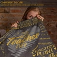 thumbnail image 6 of Teacher Gifts, Teacher Gifts for Women Idea for Teacher Appreciation Gifts - Christmas, Valentine''s Day, Birthday and Teachers'' Day Gifts Blanket 60"x50", 6 of 6
