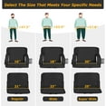 thumbnail image 6 of PNKKODW 23" Dual-Sided Heated Stadium Seats with Back Support for Bleachers, 3 Levels Heating 5 Pockets Portable Stadium Chair for Outdoor(No Battery), 6 of 11