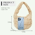 thumbnail image 3 of Kukuzhu Small Quilted Tote Bag for Women, Soft Puffer Tote Bag Lightweight Designer Pleated Hobo Bags Handbag Puff Bags, 3 of 7