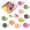 24 Pcs - Colourful, variant on 24 Smiley Face Decorative Push Pins, Cute Bulletin Board Push Pins, Thumbtacks for Cork Boards, Office Organization, or Home Décor (24-Colourful)