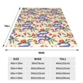thumbnail image 3 of Balery Snake Manta de Felpa Suave y Acogedora – Cobija de Franela Aterciopelada para Cama, Lavable y Cálida para Sofá, Mascotas, Transpirable-60"x50", 3 of 7