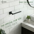 thumbnail image 3 of KOKOSIRI Towel Bar Matte Black Bathroom Hardware Hand Towel Rails Wall Mounted Kitchen Toilet Cabinet Paper Holder, Stainless Steel B3008BK, 3 of 9