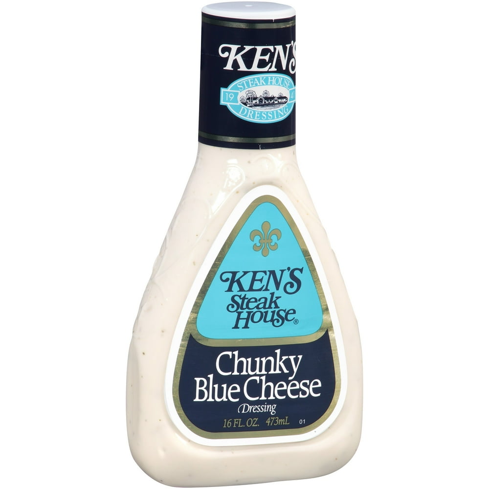 Ken's Steakhouse Dressing, Chunky Blue Cheese, 16 Fl Oz