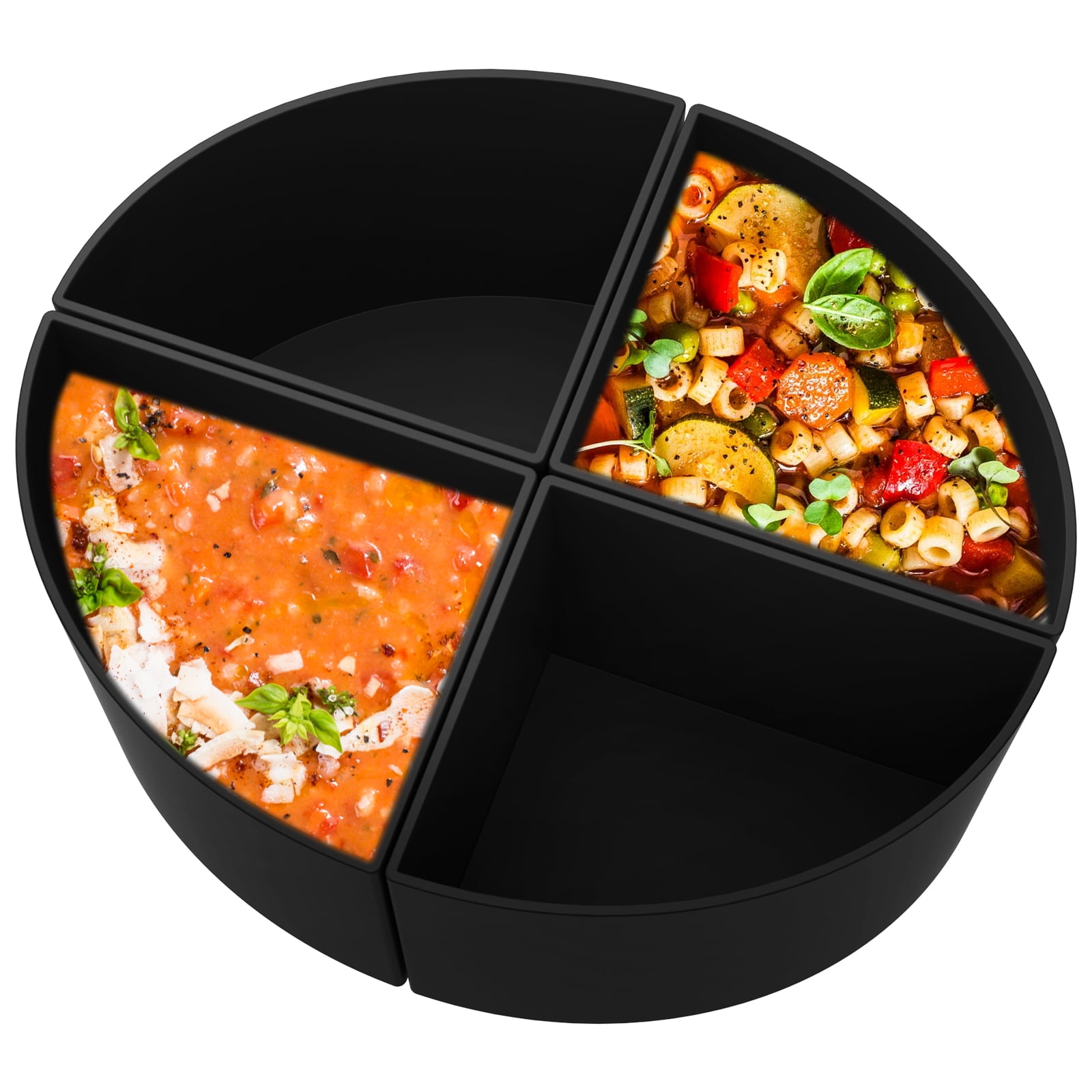 Austok Slow Cooker Divider Liner fit 6 QT Pot, Silicone Slow Cooker