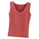 thumbnail image 1 of Minnieouse Ropa interior térmica para mujer, chaleco sin costuras para Otoño Invierno, hogar, escuela, capa básica, Tops cálidos, ropa Camisetas sin mangas Rojo, 1 of 6