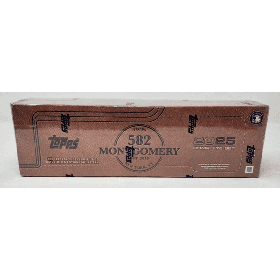 2025 Topps Montgomery 582 Factory Sealed Complete Set 700 Cards