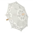 thumbnail image 3 of Bridal Umbrella, Exquisite Appearance High-quality Lace Lace Umbrella Easy To Carry  For Celebration For Wedding S Beige, 3 of 8