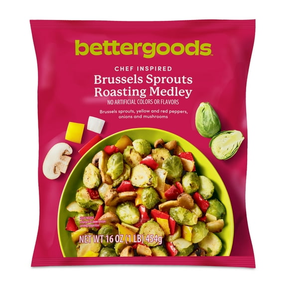 bettergoods Brussels Sprouts Roasting Medley, 16 oz (Frozen)